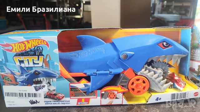 Акула Mattel Hot Wheels Shark + Hot Wheels® Color Shifters™ "Алигатор - ОБЩА ЦЕНА, снимка 5 - Други - 55559865