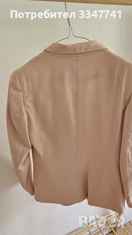 Вталено сако цвят праскова H and M, снимка 2 - Сака - 55161856