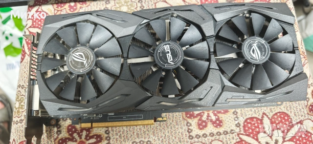 Видео карта ASUS ROG Strix GTX1060 6GB, снимка 2 - Видеокарти - 55260931