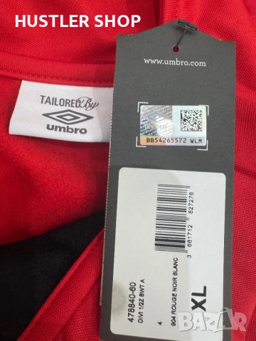 Мъжко горнище UMBRO. Размер XL, снимка 6 - Спортни дрехи, екипи - 54268794