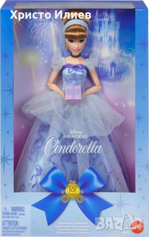 Пепеляшка Disney Princess Колекционерска кукла Рожден ден, снимка 2 - Кукли - 54994918