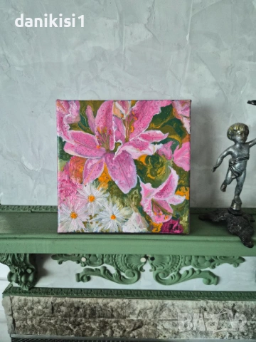 Авторска картина маслени бои, снимка 2 - Картини - 54326874