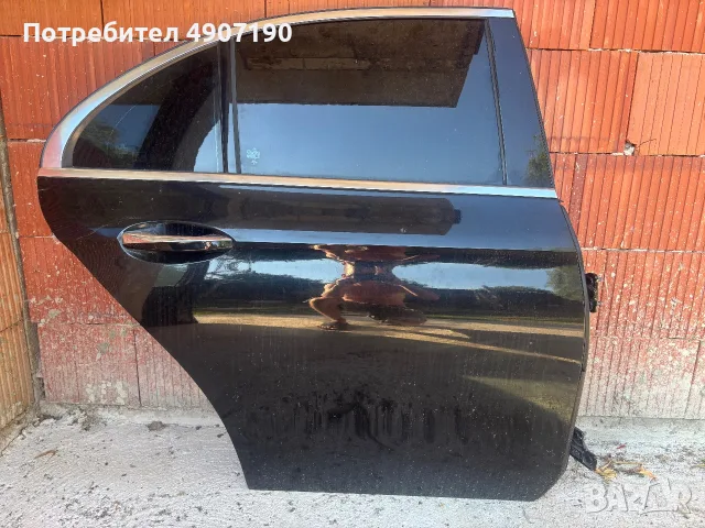 Задна дясна врата за w213 черна на цвят номер 197 е класа e class 2016-2019, снимка 2 - Части - 55529421