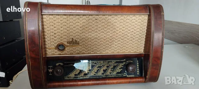 Старо лампово радио TONFUNK Violetta W200M, снимка 2 - Антикварни и старинни предмети - 55586638