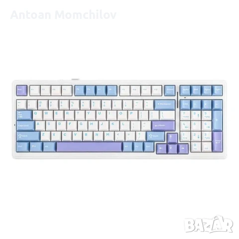 Клавиатура AULA F99 механична безжична RGB, снимка 2 - Клавиатури и мишки - 54827806