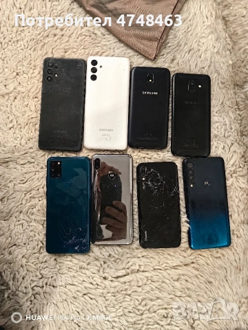 8 telefona za displei vsishki platki rabotat 