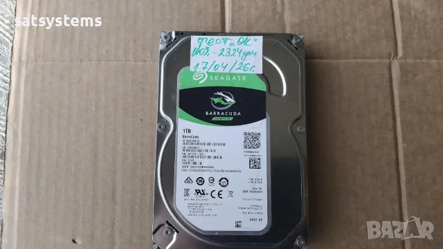 Хард диск Seagate Barracuda Compute ST1000DM010 1TB SATA 6.0Gb/s, снимка 2 - Твърди дискове - 55440824
