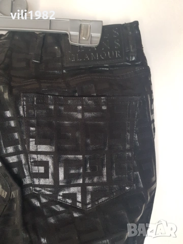Дамски Черен Панталон Guess Jeans Glamour размер 27, снимка 4 - Панталони - 54024917