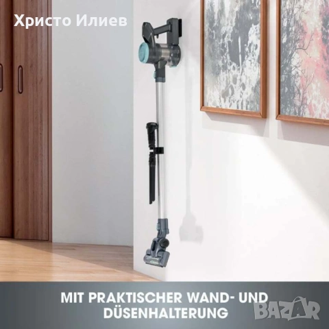 НОВА Вертикална акумулаторна Прахосмукачка CLEANmaxx Безжична ръчна , снимка 5 - Прахосмукачки - 54215119