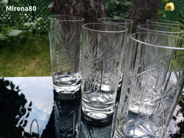 Български кристален сервиз за вода - СИП - нов !, снимка 3 - Сервизи - 54918901