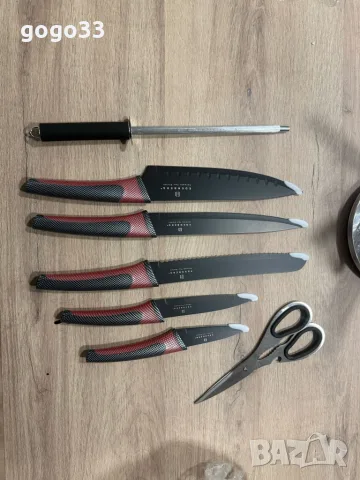 комплект ножове, снимка 3 - Прибори за хранене, готвене и сервиране - 55423642