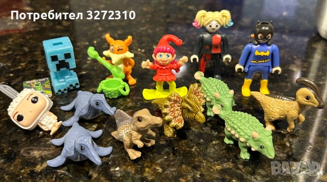 Играчки от яйца Kinder серия динозаври, Minecraft, Stranger Things и др.