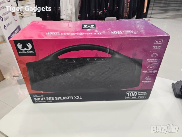 Fresh ’n Rebel Wireless XXL Speaker 100W – безжична Bluetooth тонколона (с проблем), снимка 2 - Тонколони - 54463737