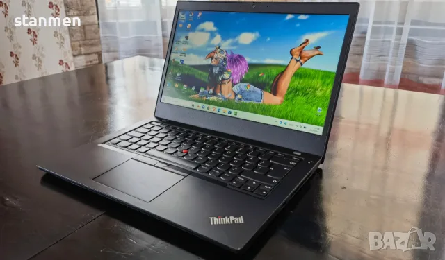 Продавам Гаранционнен Lenovo ThinkPad L14/мат14"сKам/8x2.5ghzThr/nVme256gb/8gb/AmdRadeon/6чБат
