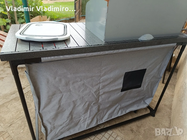 Голяма преносима кухня за къмпинг с мивка GOCAMPY , снимка 5 - Къмпинг мебели - 54809474