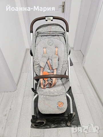 Детска количка Cybex Eezy S Twist+ – въртяща се седалка 360°, снимка 4 - Детски колички - 55216651