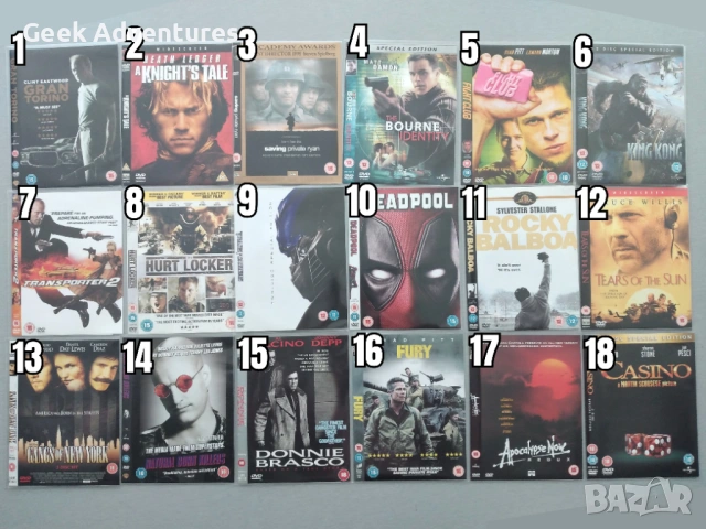Екшън, Драма, Трилър, Ужаси Филми DVD's - Оригинални Филмови Дискове на Английски Език, снимка 2 - Екшън - 47015417