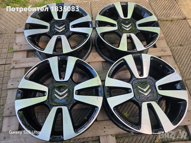Лети джанти 16ки 4х108 Citroen, снимка 3 - Гуми и джанти - 54541730