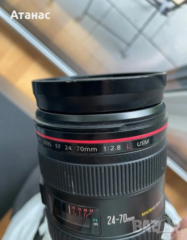 Обектив Canon EF 24-70L f2.8, снимка 7 - Обективи и филтри - 54881498