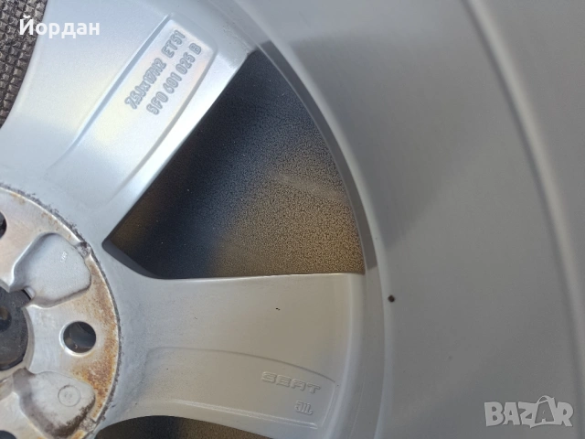 ОРИГИНАЛНИ джанти 17 ' цола 5x112 57,1 Seat / СЕАТ VW AUDI Skoda 7,5J ET51, снимка 12 - Гуми и джанти - 54844868