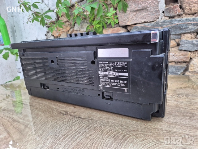 Радиокасетофон Sharp QT-247Y(BK), снимка 7 - Радиокасетофони, транзистори - 55191171