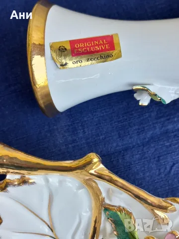 Красива декоративна ваза и купа-листо, снимка 9 - Вази - 55533961