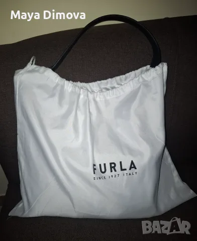 FURLA Кожена чанта LARA, снимка 10 - Чанти - 55423989