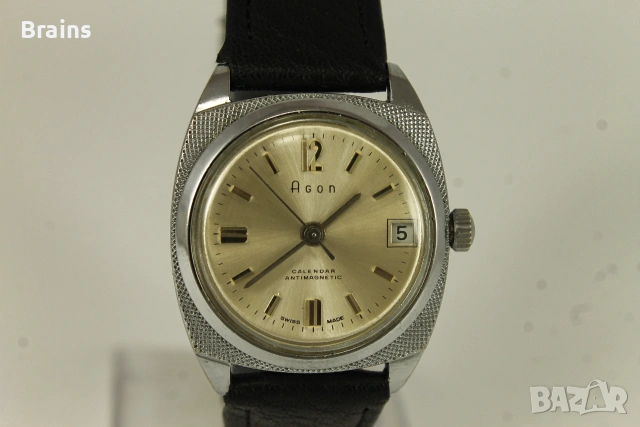 1960's AGON Швейцарски Ръчен Часовник, снимка 4 - Мъжки - 54995920