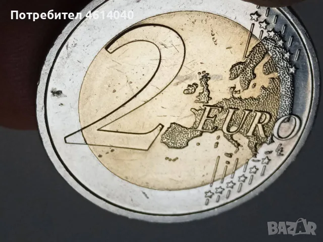 Рядка и красива 2 евро 2014 Латвия, снимка 3 - Нумизматика и бонистика - 55368228