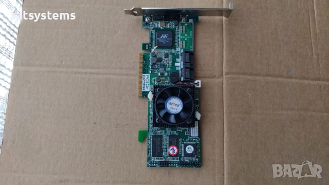 Areca ARC-1220 4 Port SATA II PCI-E RAID Controller Card, снимка 6 - Други - 54577060