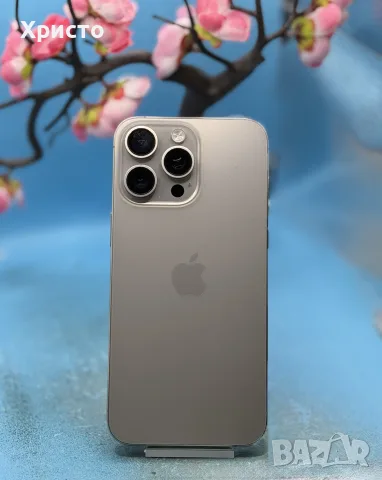 Apple iPhone 15 Pro Max, 256GB, 5G, Natural Titanium, снимка 3 - Apple iPhone - 55320053