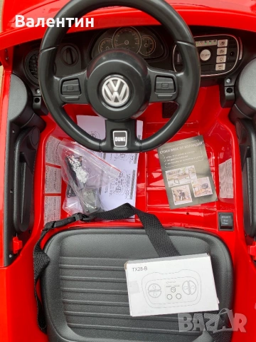 Детска кола с дистанционно VW BEETLE, снимка 8 - Електрически играчки - 54464373