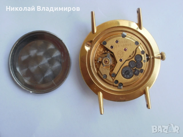 Poljot de luxe Полет де лукс руски мъжки ръчен часовник 20 мик., снимка 8 - Мъжки - 55160057