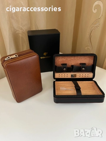 Cohiba преносим хумидор за 4 пури – кедрова вътрешност