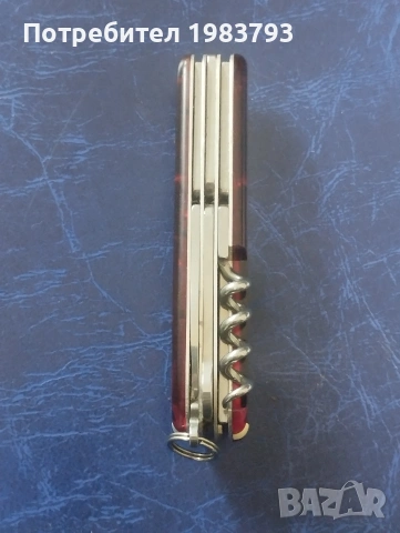 Victorinox,прозрачен с ножица,като нов., снимка 8 - Ножове - 54833832