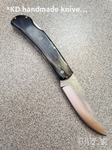 Сгъваем нож ръчно изработен, снимка 2 - Ножове - 54036807
