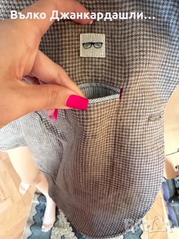 Мъжко ленено  сако Massimo Dutti, размер 54, снимка 13 - Сака - 54824204