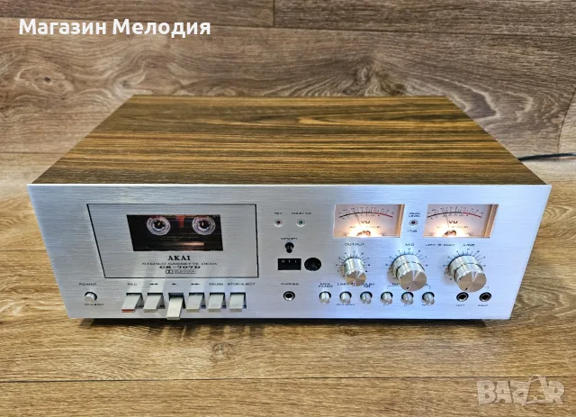 Касетен дек Akai CS-707D – Винтидж аналогов шедьовър от Златната ера, снимка 3 - Декове - 55483758