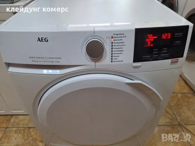 Сушилня AEG SERIES 6000 7кг. А++, снимка 4 - Сушилни - 55309593