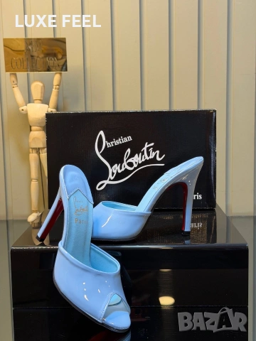 Yves Saint Laurent ⚜️ Christian Louboutin⚜️ Chanel ⚜️Дамски Чехли , снимка 2 - Чехли - 55075311