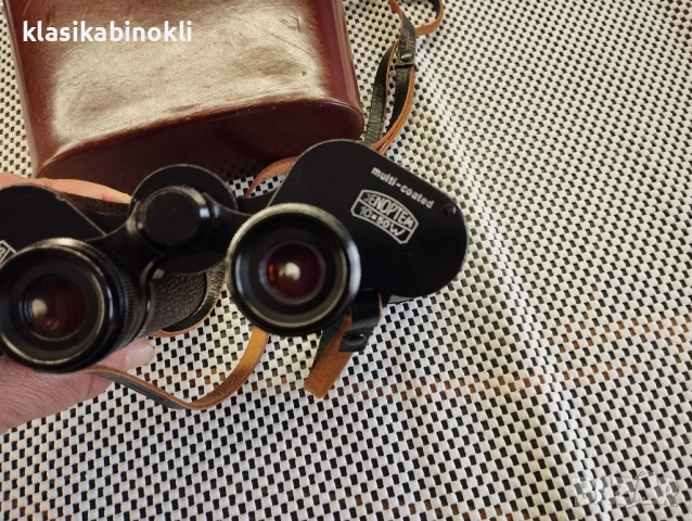 ТОП Немски Бинокъл Carl Zeiss Jena JENOPTEM-MULTI-COATED -10 х 50W-ГДР, снимка 5 - Екипировка - 53889539