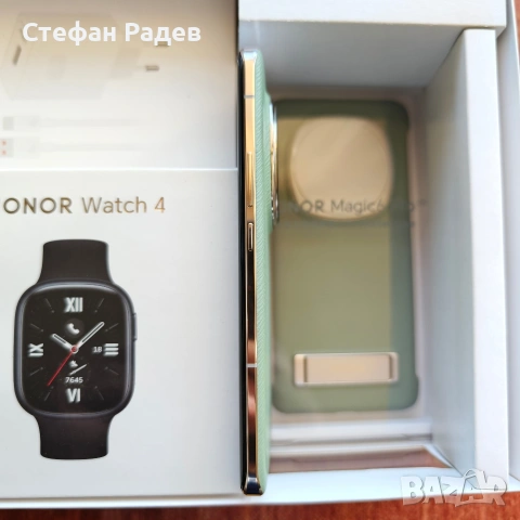 Смартфон Honor MAGIC6 PRO 512/12 GREEN + WATCH 6 + CHARGER 100W + CASE + HONOR CHOICE Earbuds Clip, снимка 5 - Други - 54537226