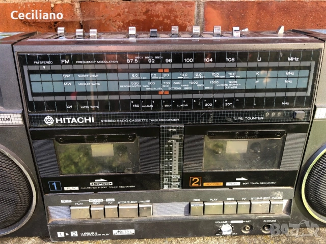 Радиокасетофон HITACHI TRK W55E, снимка 3 - Радиокасетофони, транзистори - 54730679