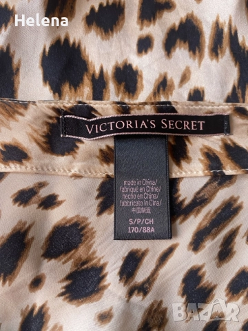 Луксозен копринен топ Victoria’s Secret, 100% естествена коприна, размер S, снимка 3 - Корсети, бюстиета, топове - 55358357