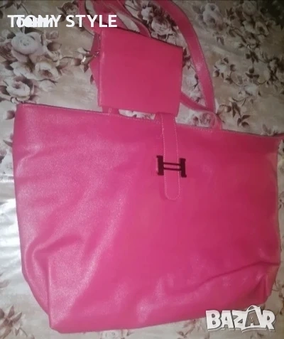 Нова Кожена Дамска Голяма Чанта