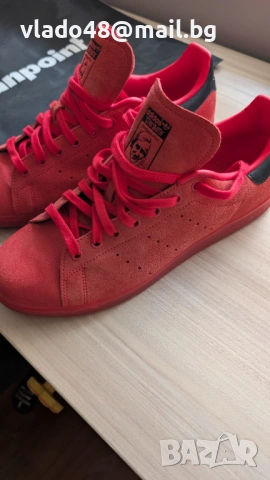 Оригинални мъжки кецове Adidas Stan Smith, снимка 2 - Маратонки - 54855183