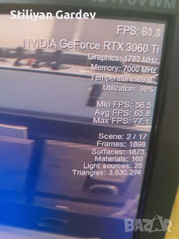 KFA2 GeForce RTX 3060 Ti 8GB OC, снимка 3 - Видеокарти - 55332525