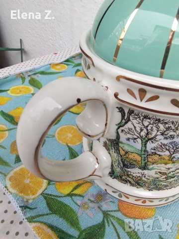 Sadler винтидж чайник с ловни сцени, снимка 5 - Декорация за дома - 53999818