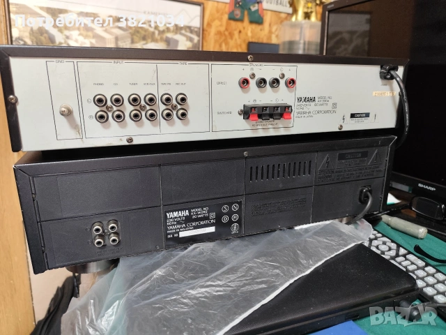 Продавам усилвател Yamaha ax-330e, снимка 4 - Ресийвъри, усилватели, смесителни пултове - 54993263
