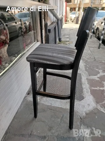 Бар стол 4 бр. от масивно дърво